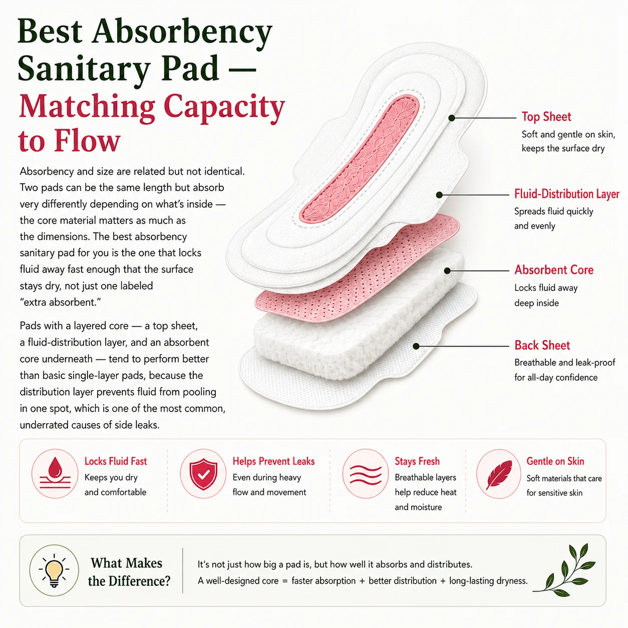 best absorbency sanitary pad