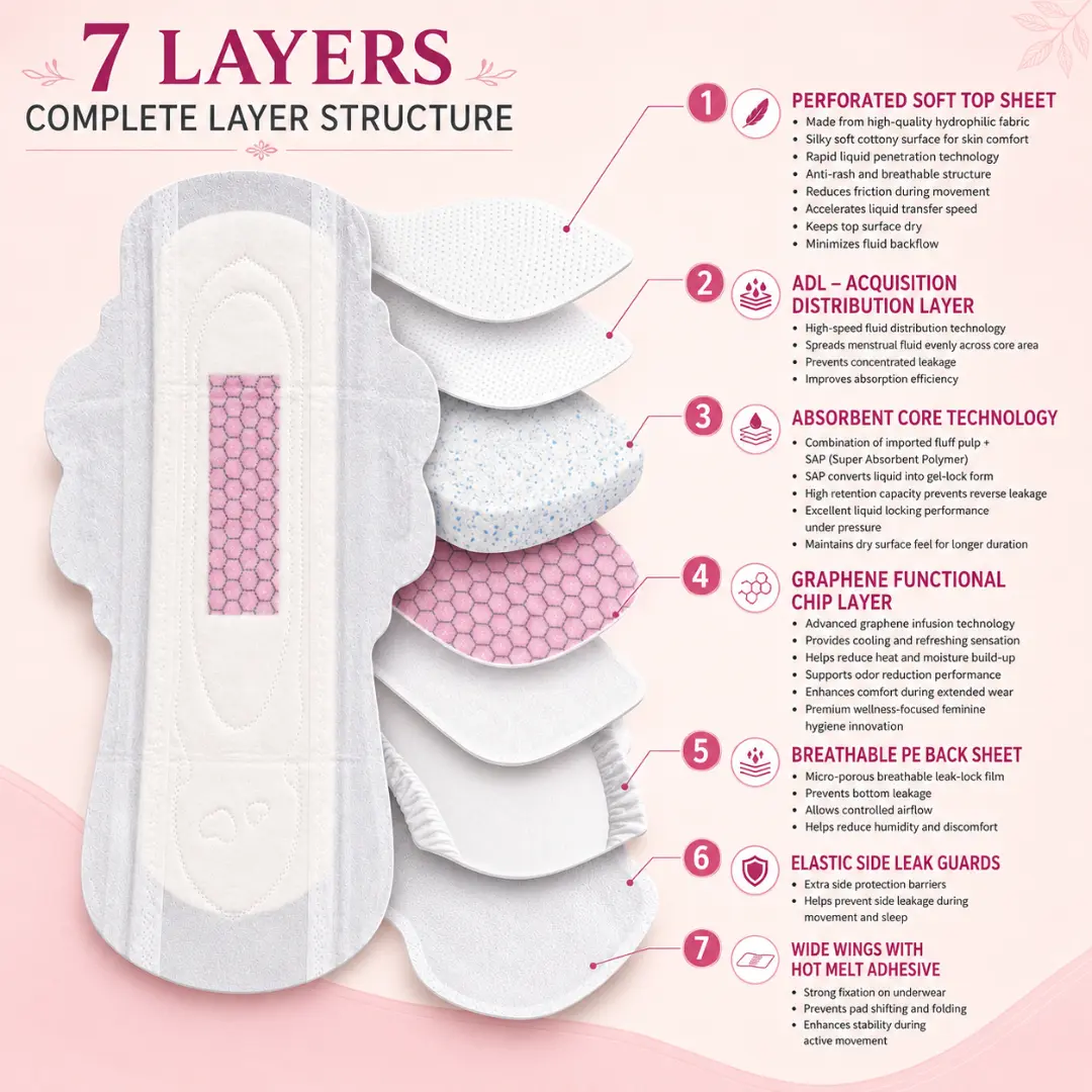 graphene technology sanitary pad
